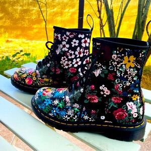 Floral Dr. Martens Boots